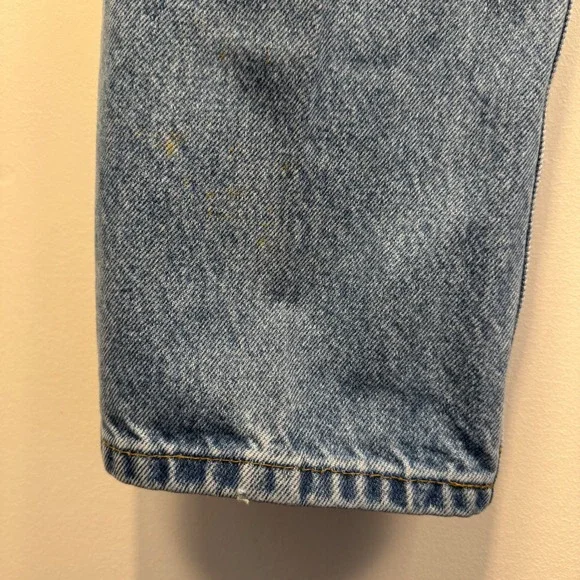 Vintage Carhartt Light Wash Straight Leg Denim Grunge Jeans Size 34x32